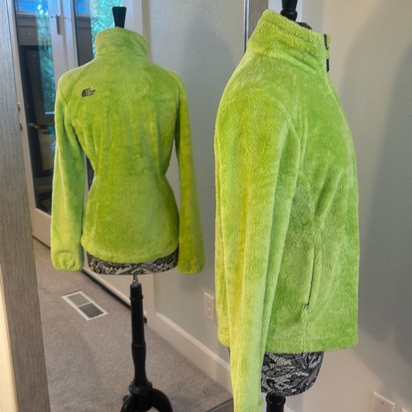 The North Face Osito 2 Fleece Jacket LimeGreen 💚🤍☘️Size Medium - Picture 6 of 7